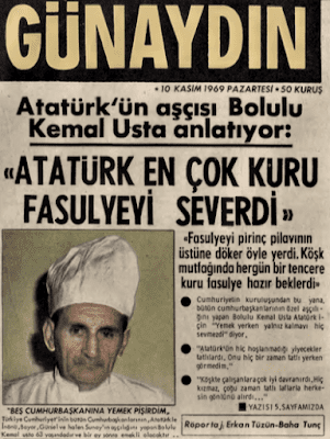 Atatürk'ün en sevdiği yemekler